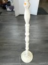 Item #106 — WHITE Floor Lamp with Shade Approx 5 foot tall photo 3 of 3