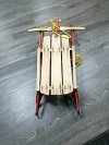 Item #111 — VINTAGE Wooden Sled, approx 40 inch photo 1 of 4