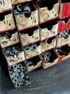 Item #116 — FILLED Nut & Bolt Organizer Cabinet, 32 by 16 by 4 inch photo 2 of 8