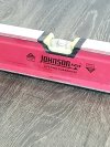 Item #107 — JOHNSON Level 48" Red Spirit Level 6 foot photo 3 of 5