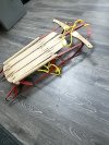 Item #111 — VINTAGE Wooden Sled, approx 40 inch photo 2 of 4