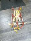 Item #111 — VINTAGE Wooden Sled, approx 40 inch photo 4 of 4