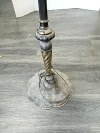 Item #105 — FLOOR Lamp with Fringed Shade Approx 5 foot tall photo 3 of 4