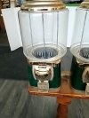 Item #5 — Double Gumball Machine on Stand, 25 cent, no key photo 2 of 4