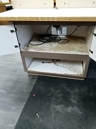 Item #30 — ROUTER table approx 48 by 40 by 32 inch photo 3 of 6