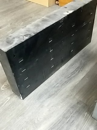 Item #116 — FILLED Nut & Bolt Organizer Cabinet, 32 by 16 by 4 inch photo 8 of 8