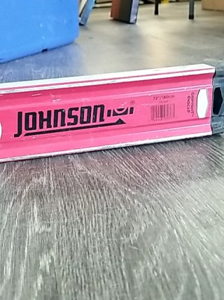Item #107 — JOHNSON Level 48" Red Spirit Level 6 foot photo 2 of 5