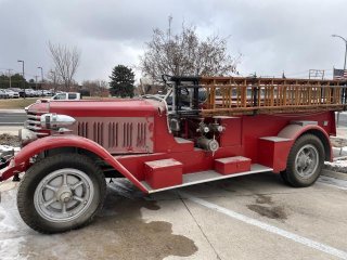 Item #9 — 1929 Red American LaFrance Fire Engine - FD-1